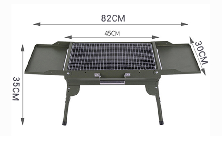 London Sunshine Camping Charcoal BBQ Grill