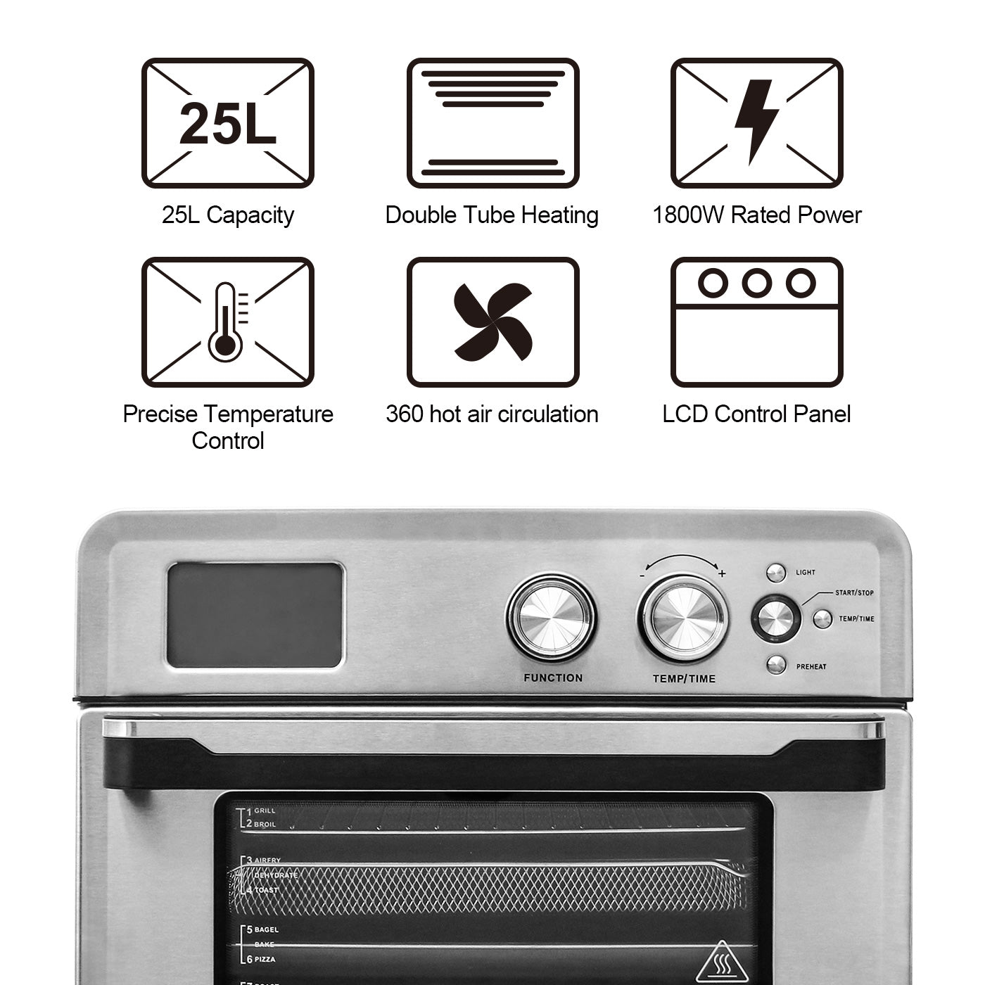 Four à convection London Sunshine Air Fryer - 26,4 pintes